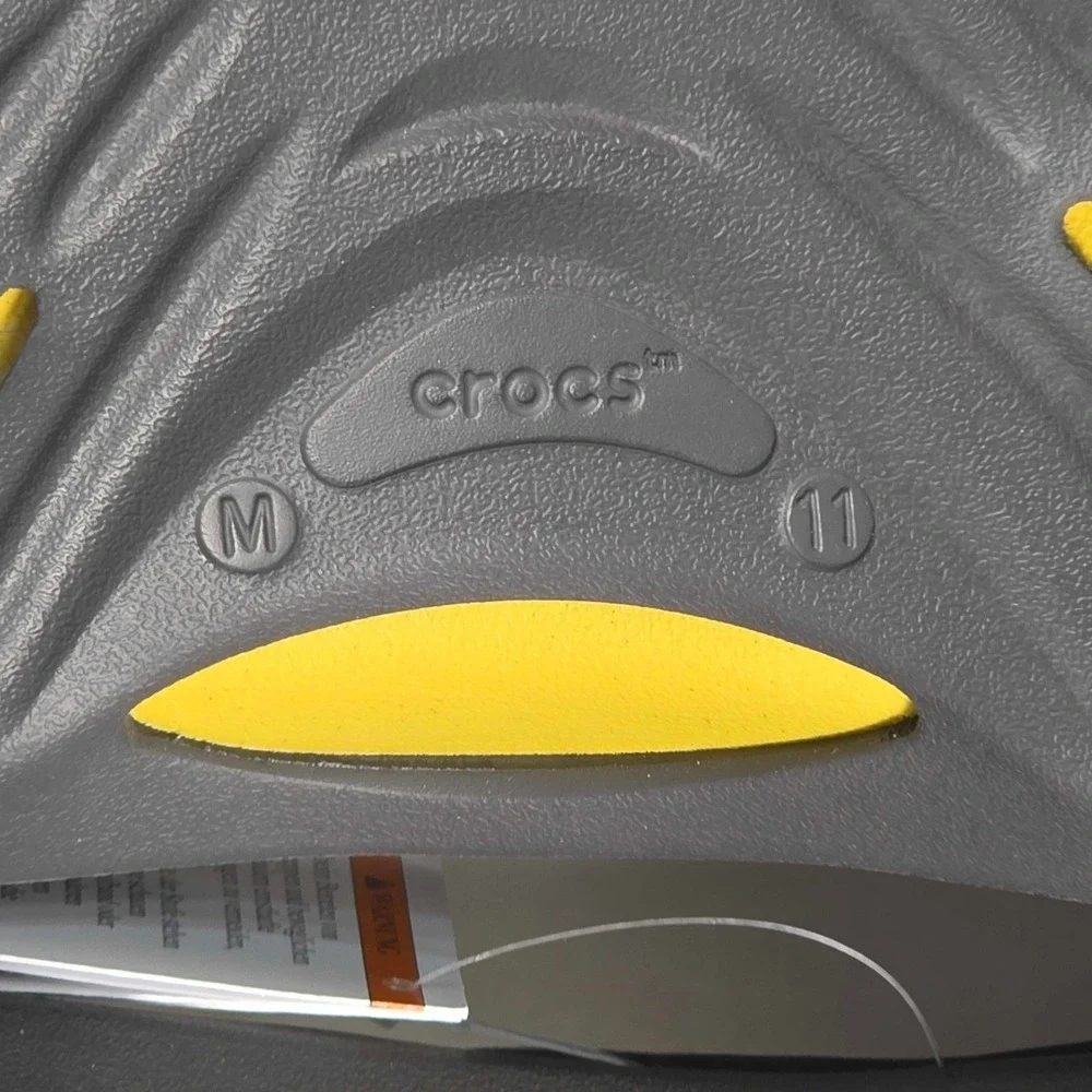 Crocs Echo Wave Clogs Slip On Shoes Men's Size 11 Black Sand NEW NWT 210521-0LD - Picture 9 of 10